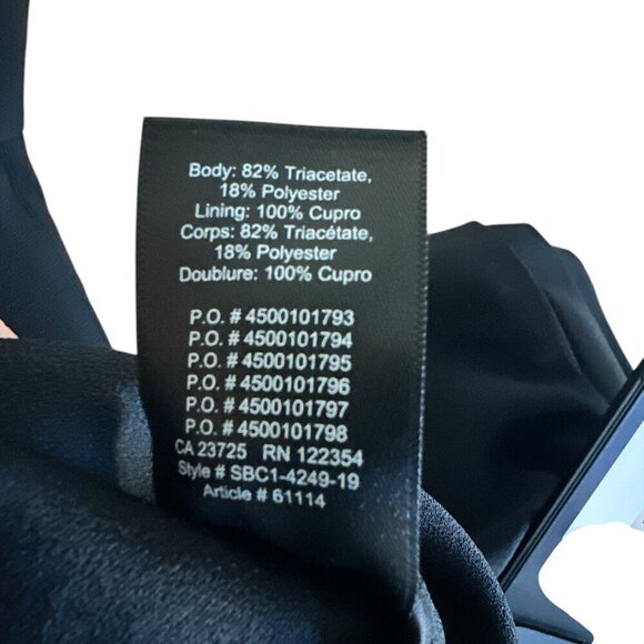 Babaton | Power Hip Blazer | Black | Size 2 - Picture 8 of 9